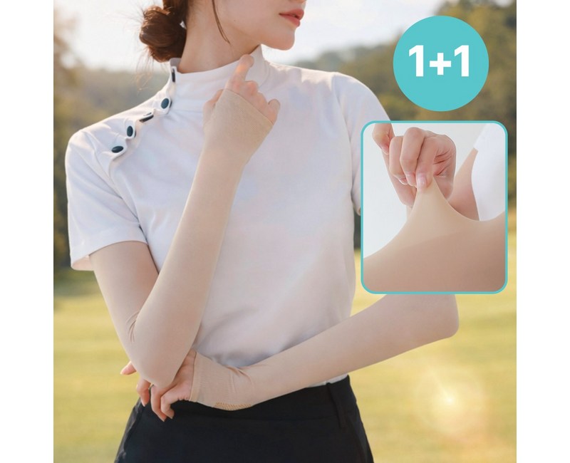 시크도트 냉감소재 자외선차단 손등커버 골프 쿨토시