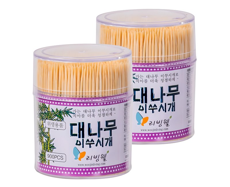 리빙웰 대나무 이쑤시개 대