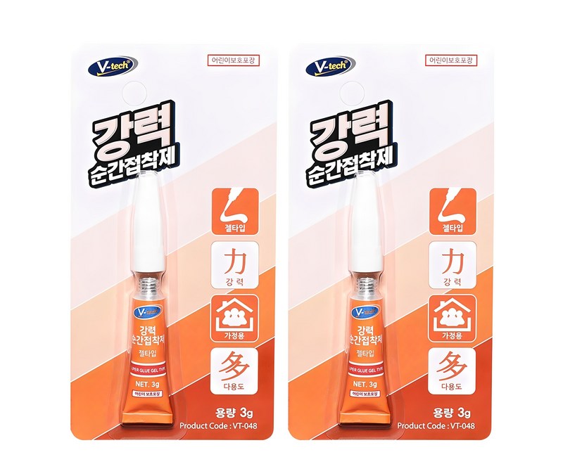 Vtech 젤타입 강력 순간 접착제