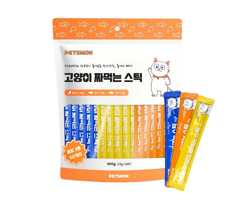 펫츠몬 고양이 짜먹는 스틱