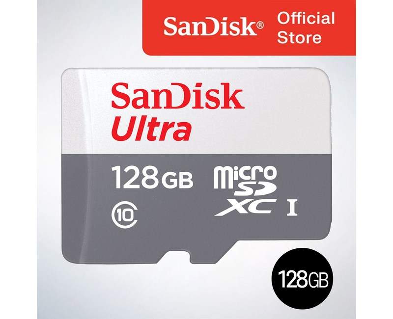 샌디스크코리아 공식인증정품  마이크로 SD카드 SDXC ULTRA 울트라 QUNR 128GB