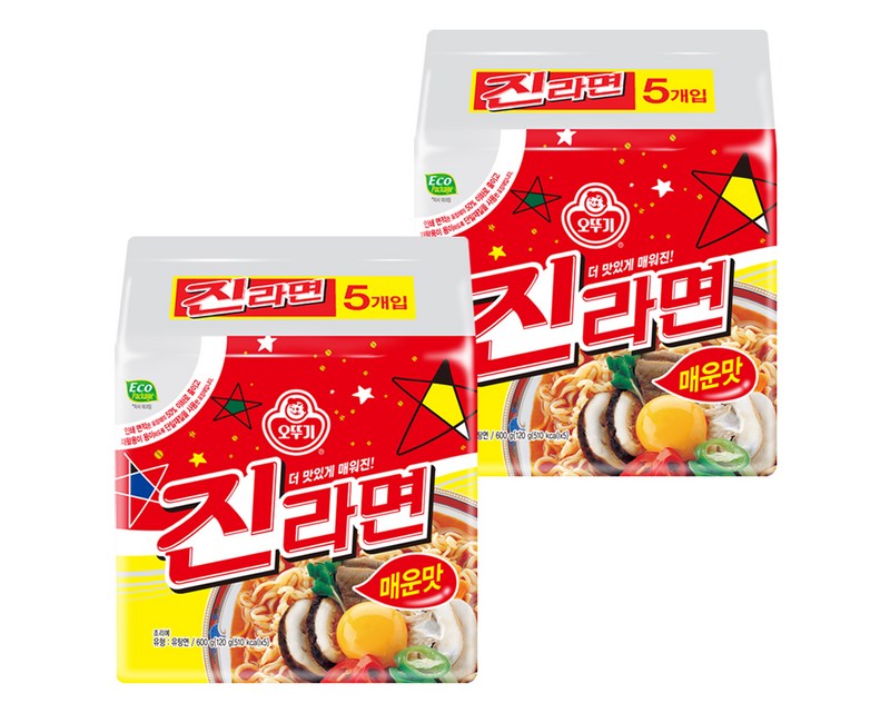 오뚜기 진라면 매운맛 120g