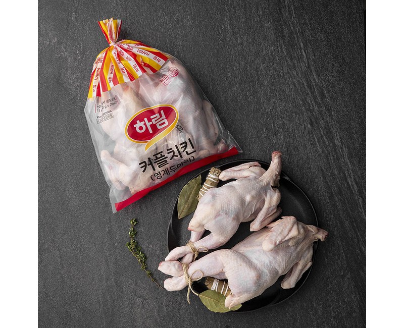 하림 커플치킨 통닭 백숙용 (냉장) 2입