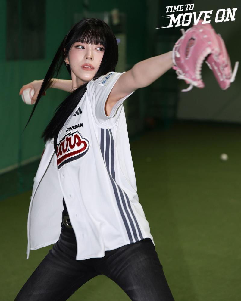엔믹스 규진 두산베어스 시구