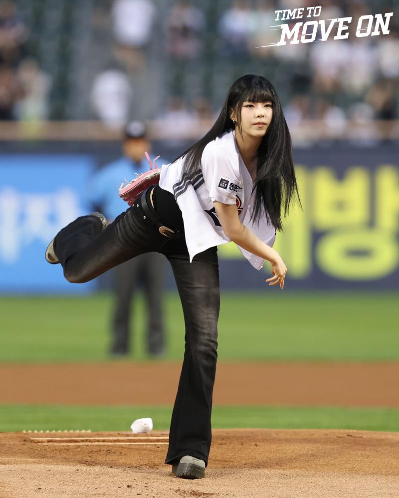 엔믹스 규진 두산베어스 시구