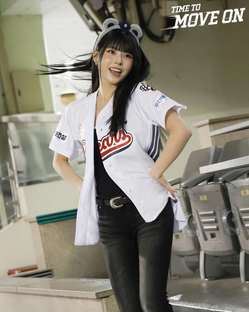엔믹스 규진 두산베어스 시구