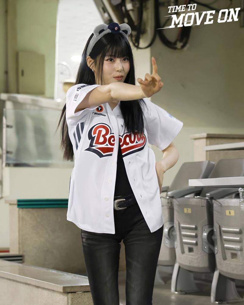 엔믹스 규진 두산베어스 시구