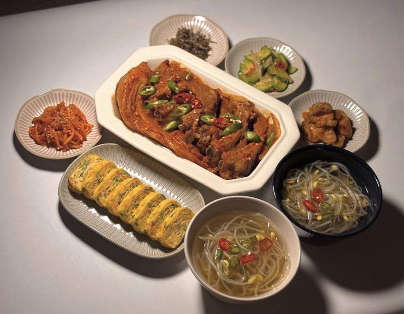 남편 도시락 싸주는 여자의 평소 저녁밥