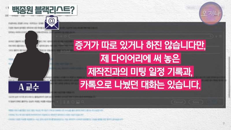갑질로 출연자를 하차시킨 백종원