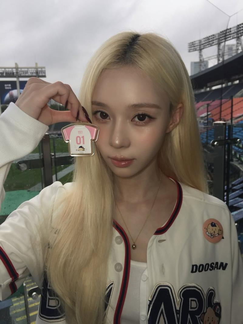 에스파 윈터 두산 베어스 시구 우천 취소