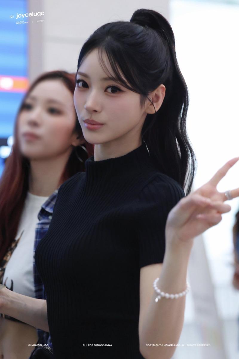 오늘자 출국하는 미야오 안나
