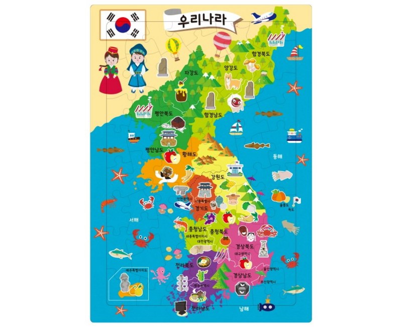 EQ IQ 판퍼즐: 우리나라