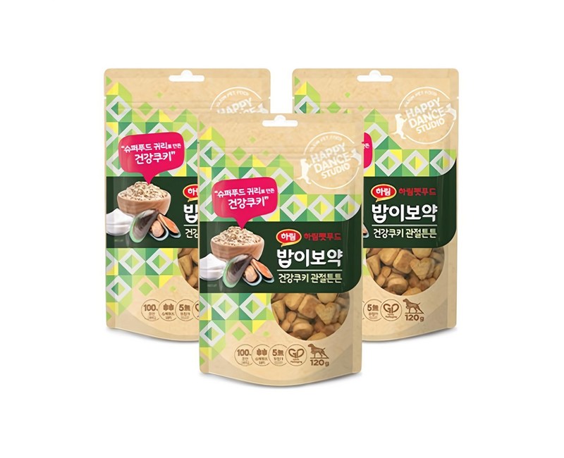 하림펫푸드밥이보약 강아지 건강쿠키 간식