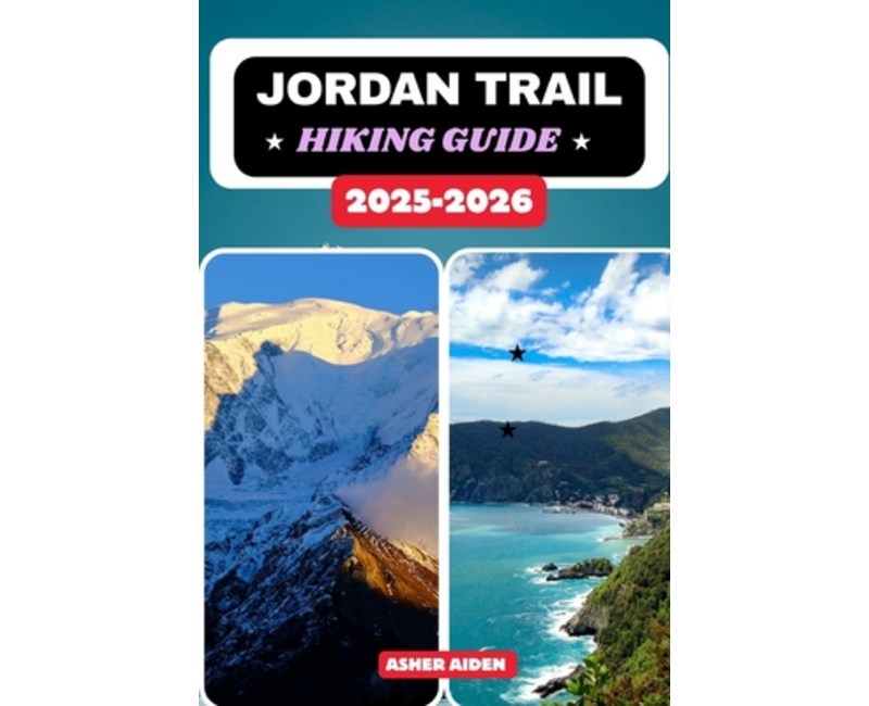 (영문도서)Jordan Trail Hiking Guide 2025-2026, Paperback