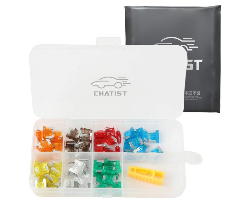 차티스트 자동차 퓨즈 차량용 아연 휴즈 CS034 LP-MINI 타입 7종 x 10p 세트