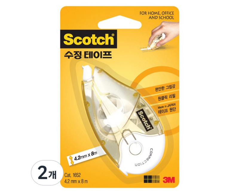 스카치 수정 테이프 4.2mm x 8m