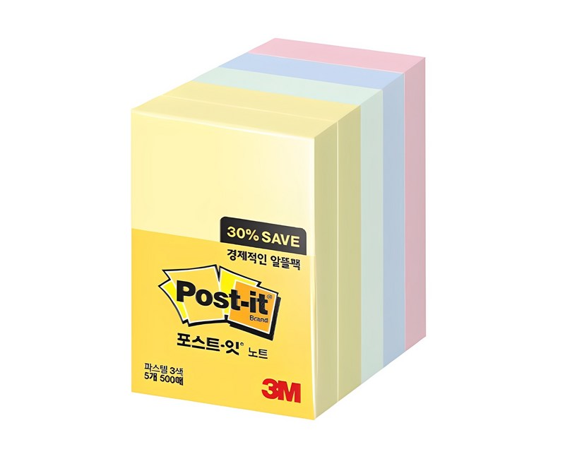 포스트잇 노트 알뜰팩 656-5