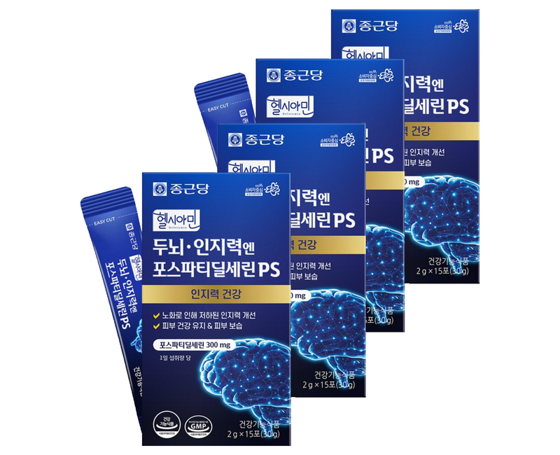 종근당 헬시아민 두뇌 인지력엔 포스파티딜세린 PS