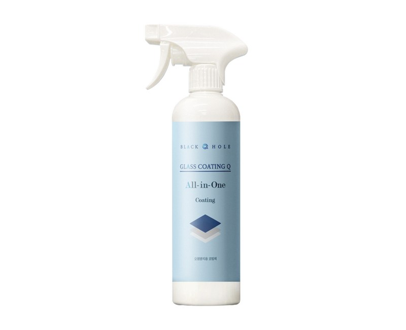 청소의 신세계를 경험하세요! 블랙홀 글라스 코팅큐 500ml + 전용타월 2장 포함