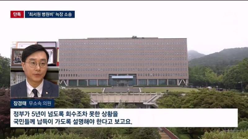 국가가 대신 낸 최순실 병원비, 못받을판.news