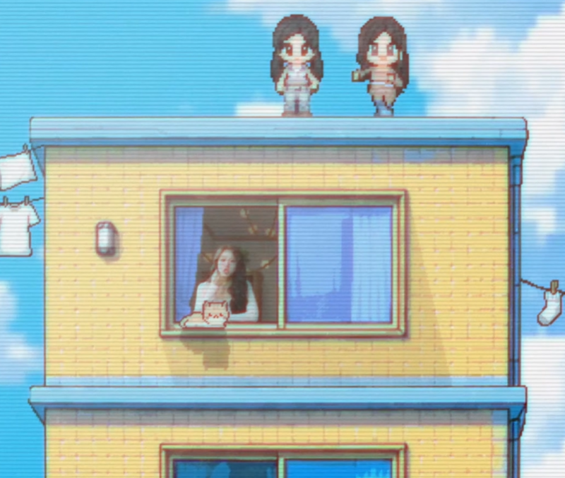여자 성숙미로 얼굴 갈아끼운 어느 여돌 뮤비.gif