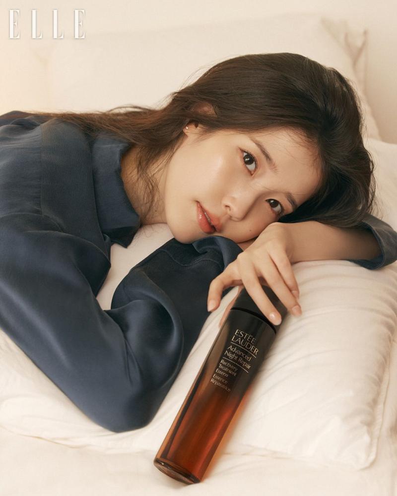 아이유 에스티로더 ELLE