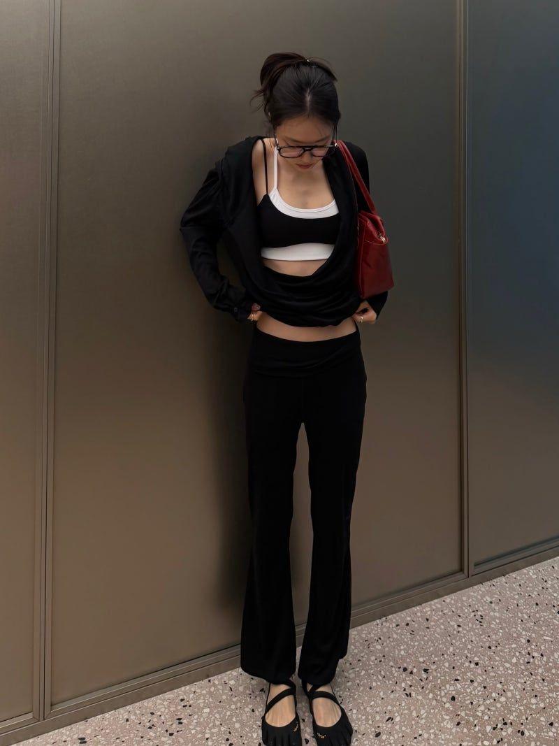 손나은 레깅스좌