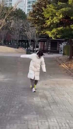 엄마의 멋진 드리블 실력