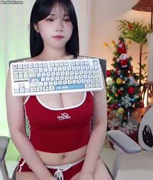 키보드 챌린지하는 처자.MP4