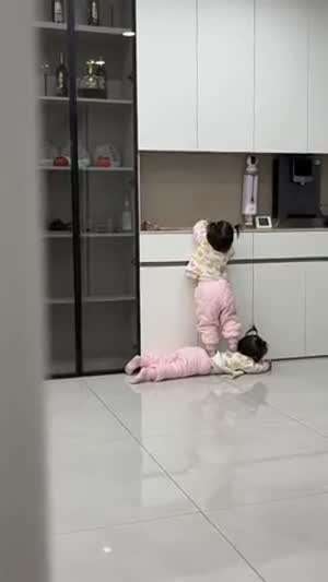 협동심 좋은 쌍둥이