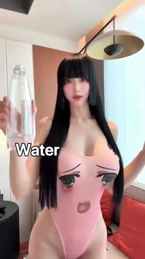 물 더하기 포크