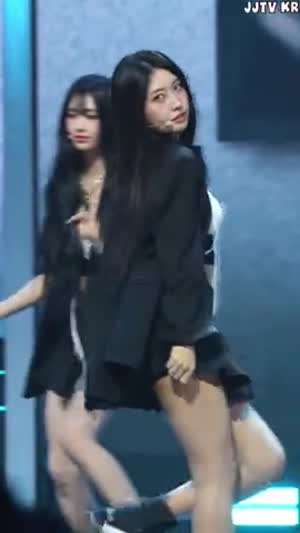 그물 브라탑 블랙 치마 속바지 에버글로우 시현.mp4