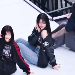 위에서 본 사복 리허설 프로미스나인 백지헌