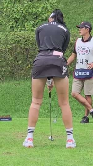 김나영 프로 뒤태