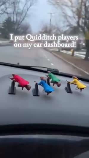 They fly with you as you drive!
