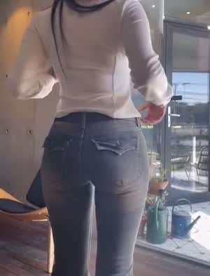 옳게된 청바지 핏