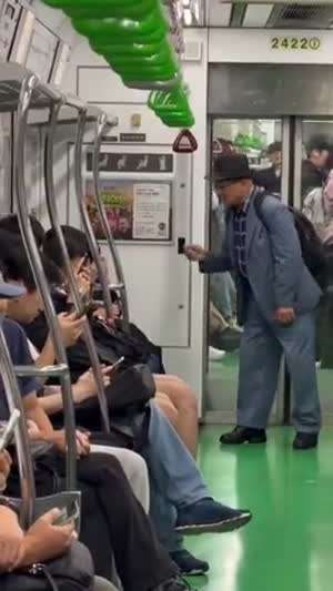 지하철 2호선 노약자석 싸움 ㄷㄷ
